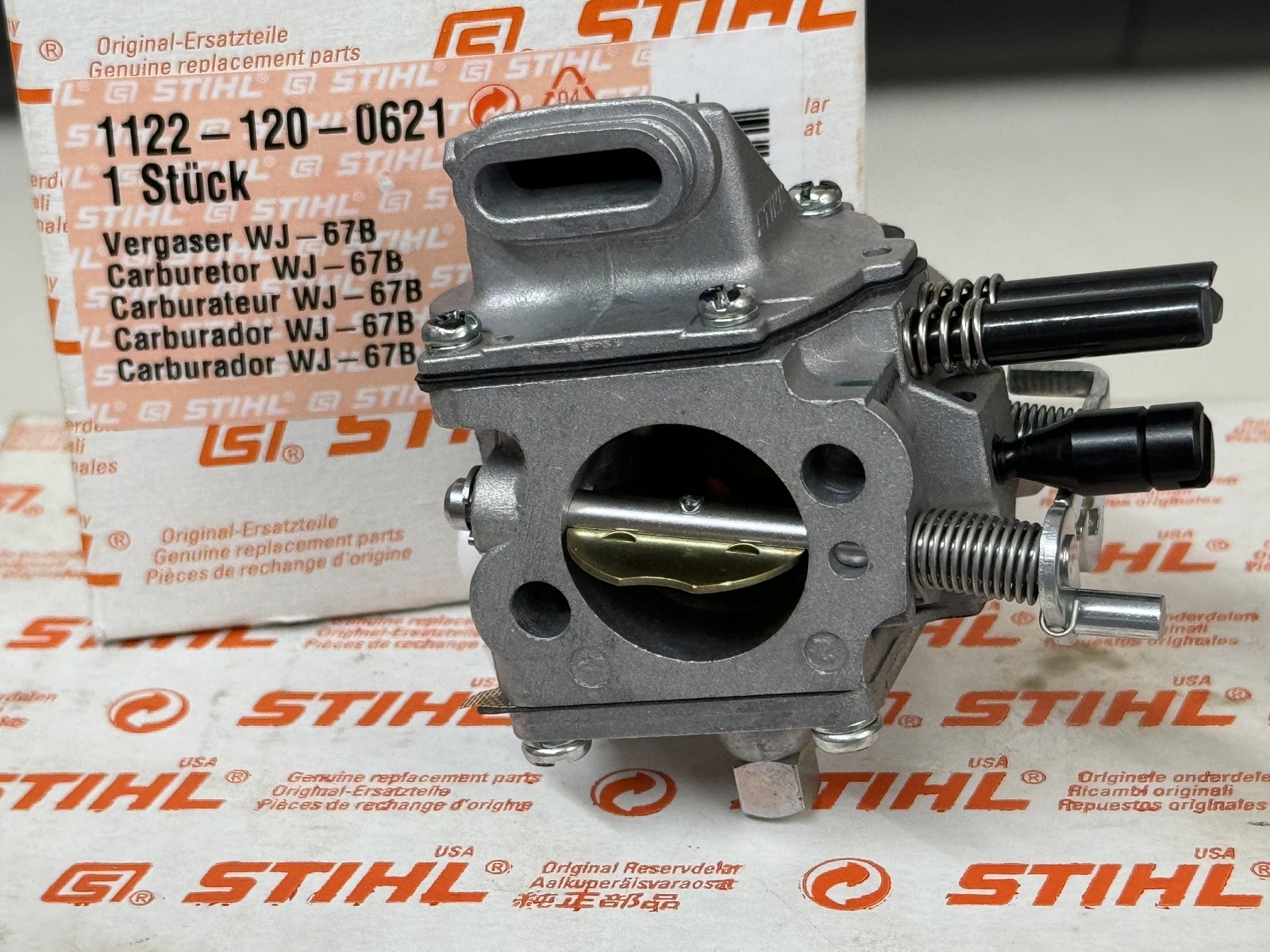 STIHL OEM WALRBO CARBURETOR 1122 120 0621 WJ-67B ( 1122 120 0614 ) 066 M MS650 - Picture 1 of 3