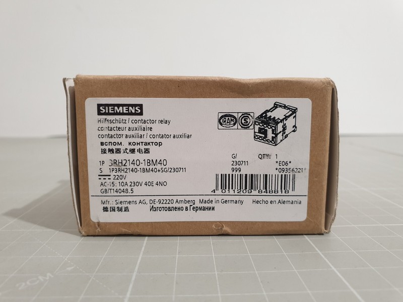 Siemens 3rh2140-1bm40 HilfsschÃ¼Tz 4s Dc 220v S00                         _0.29_5