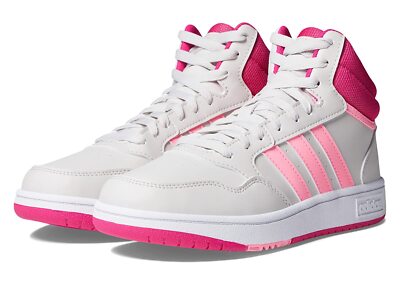 Кроссовки и кроссовки для девочек adidas Kids Hoops Mid (Little Kid/Big Kid)