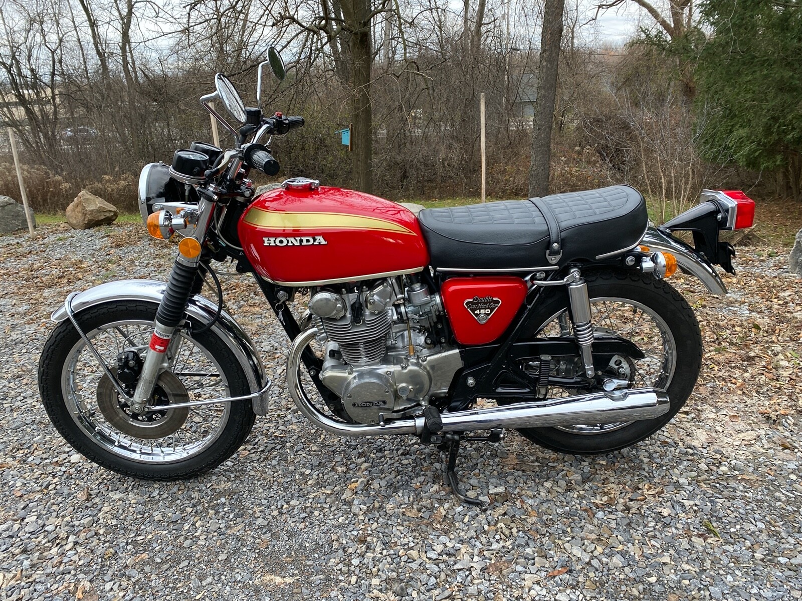 1972 Honda Cb450 Cb 450 K5 Twin Vintage Motorcycle