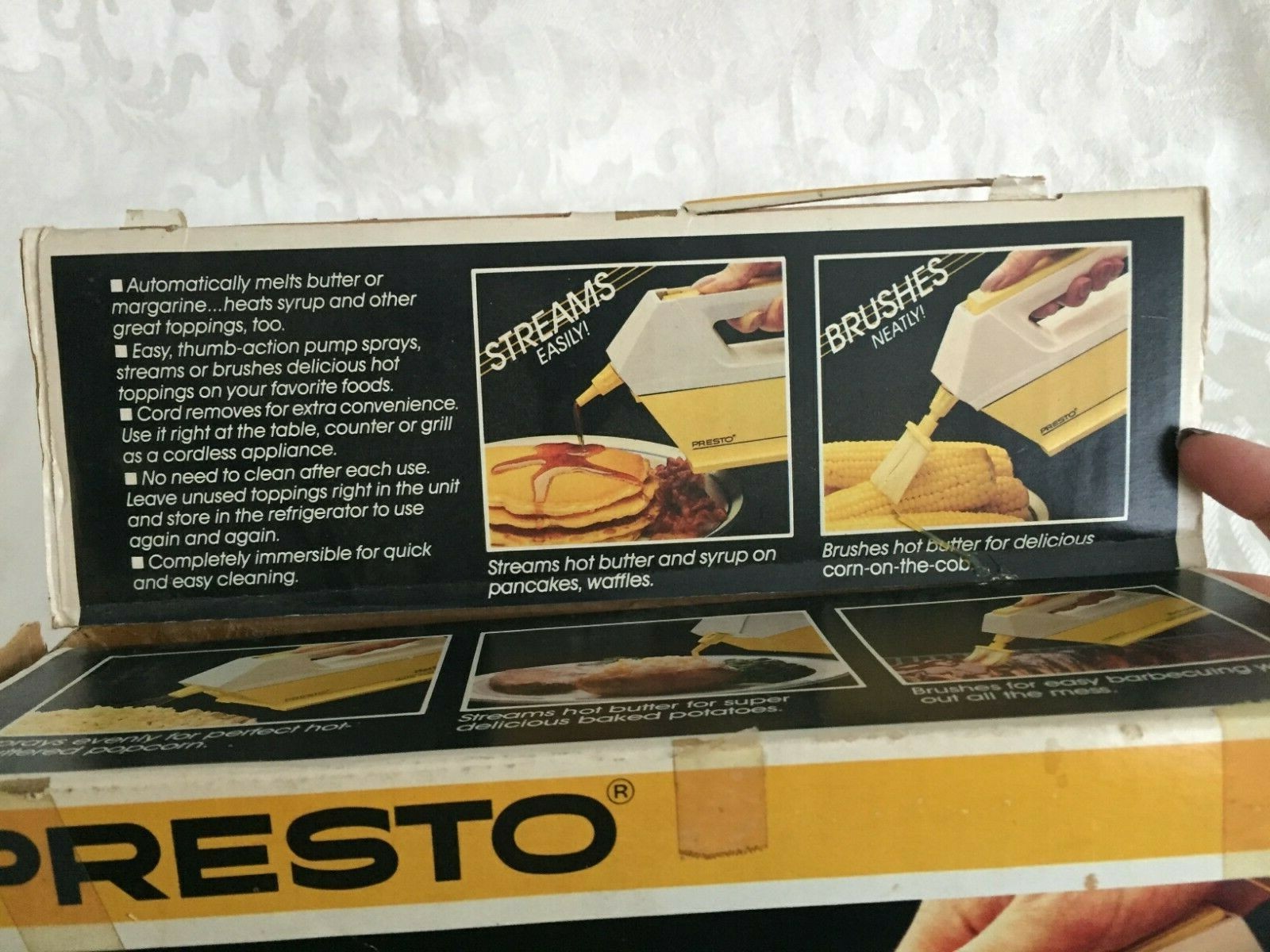 New Vintage Presto Hot Topper Automatic Electric Melter Dispenser Butter Syrup