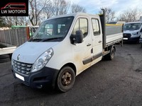 RENAULT MASTER CREW CAB ML35 150 RWD TRW L2H1 LWB ALLOY DROPSIDER 2012 62  REG