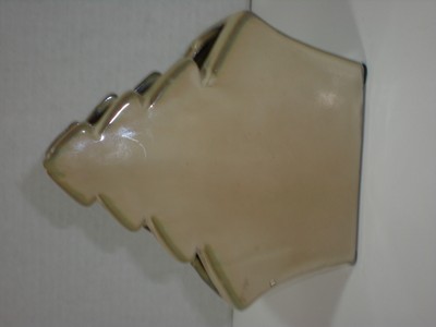 Vtg Majolica Napkin Holder PINE CONES