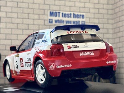 1:18 *BOXED* SOLIDO TOYOTA COROLLA Alain Prost #3 LHD MODEL CAR! *RARE*