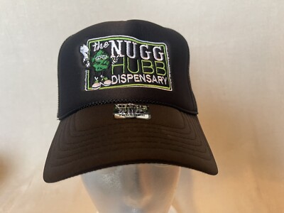 The Nugg Hub Dispensary Embroidered Trucker Hat OTTO Foam Front
