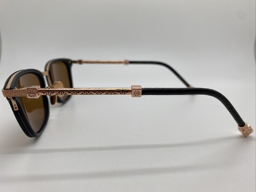 Pre-owned Shamballa Karma Ii 2 Mbk Larry Sands Sunglasses Frames 49-19-140 W. Case In Gold