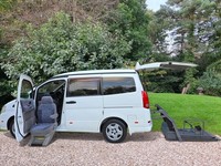 2015 Nissan Serena Remote Wheelchair Accessible  Platform + Swing Out Passenger 