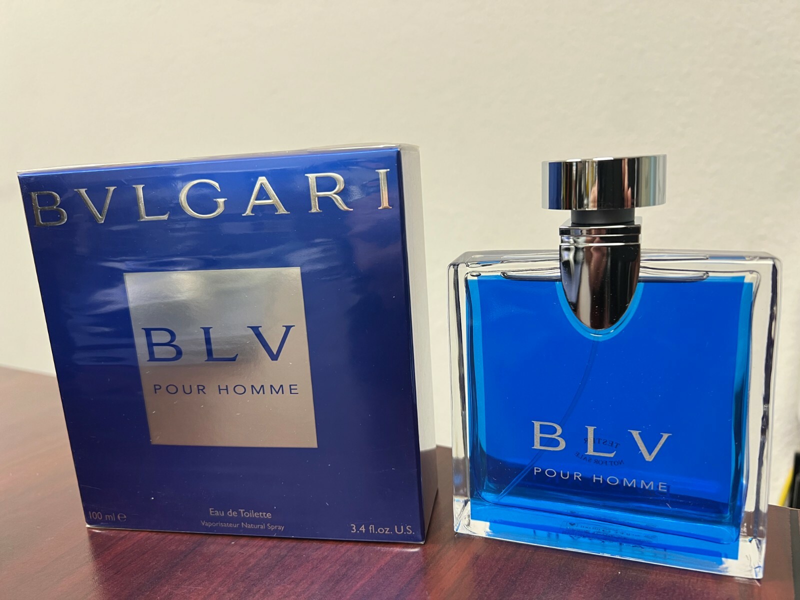 BLV POUR HOMME BVLGARI 3.4 FL oz / 100 ML Eau De Toilette Spray Sealed BLV POUR HOMME BVLGARI 3.4 FL oz / 100 ML Eau De Toilette Spray Sealed