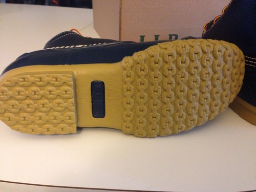 Pre-owned Ll Bean 8" Raven Blue Thinsulate Duck Boots, In Box, Sz. 6m, Rare