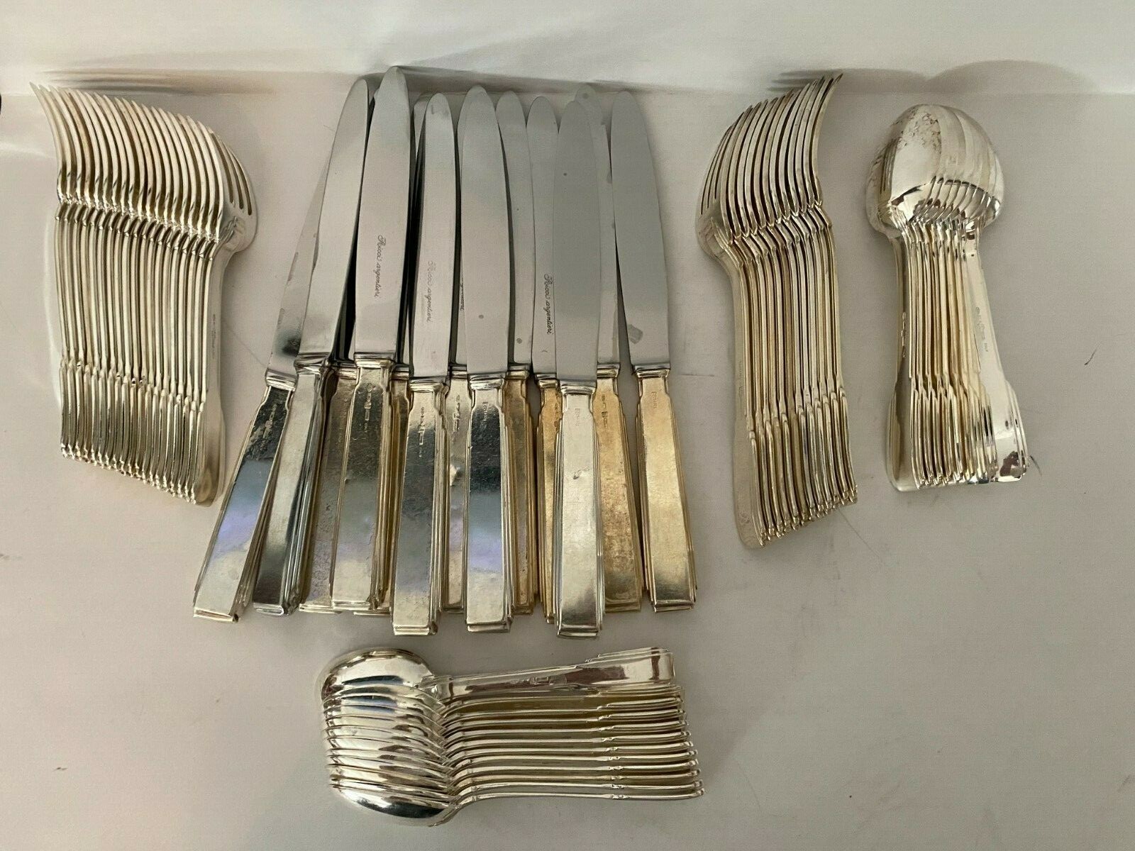 HUGE LOT OF RICCI ARGENTIERI MADE IN ITALY ART DECO STERLING