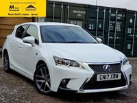 2017 Lexus CT 1.8 200h F Sport Hatchback 5dr Petrol Hybrid CVT Euro 6 (s/s) (136