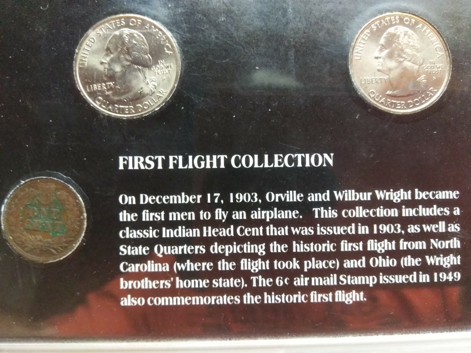 FIRST FLIGHT COLLECTION The Morgan Mint 1903 indian head penny / Set