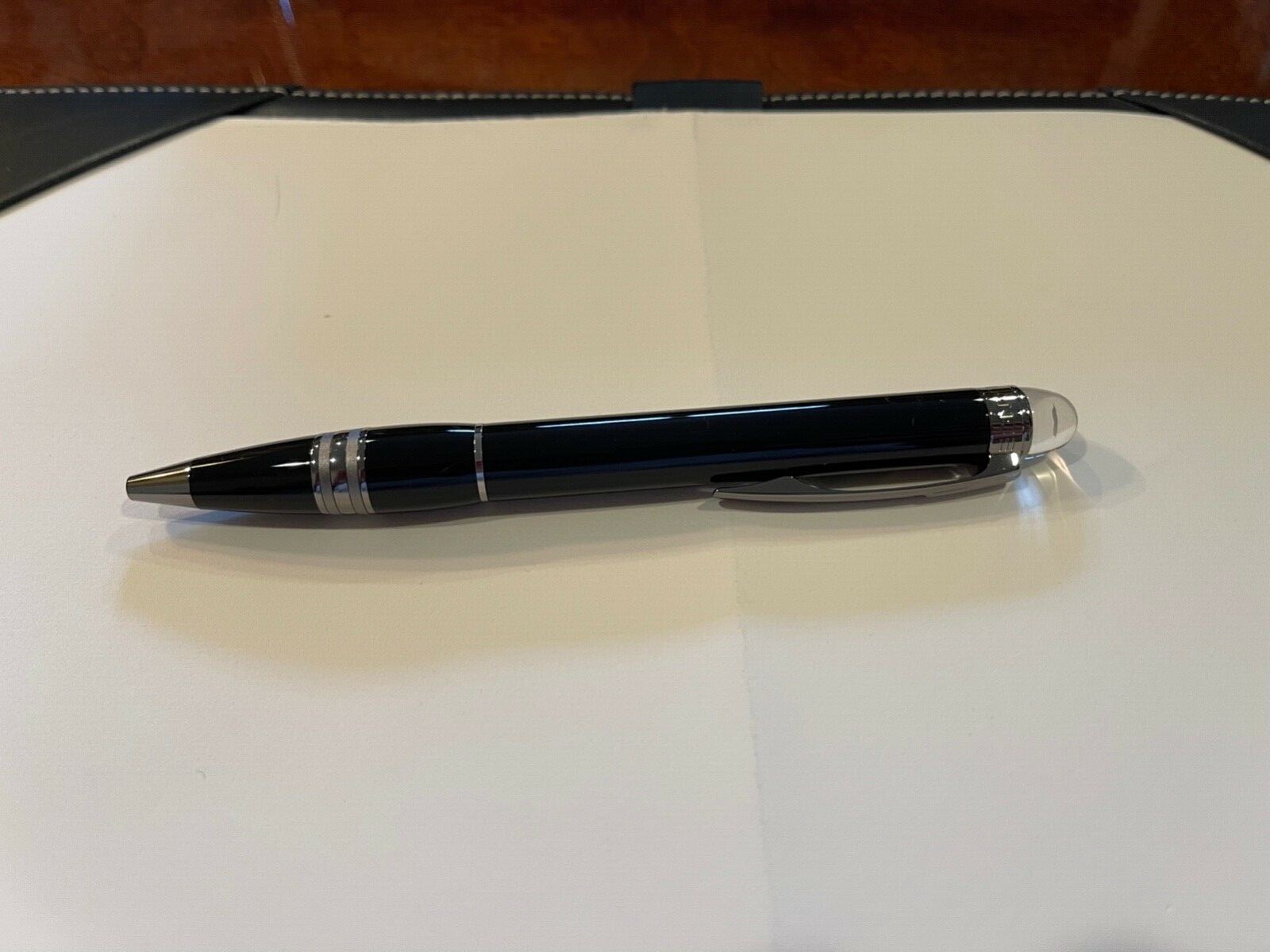 Mont Blanc StarWalker Midnight Black Resin Ballpoint Pen