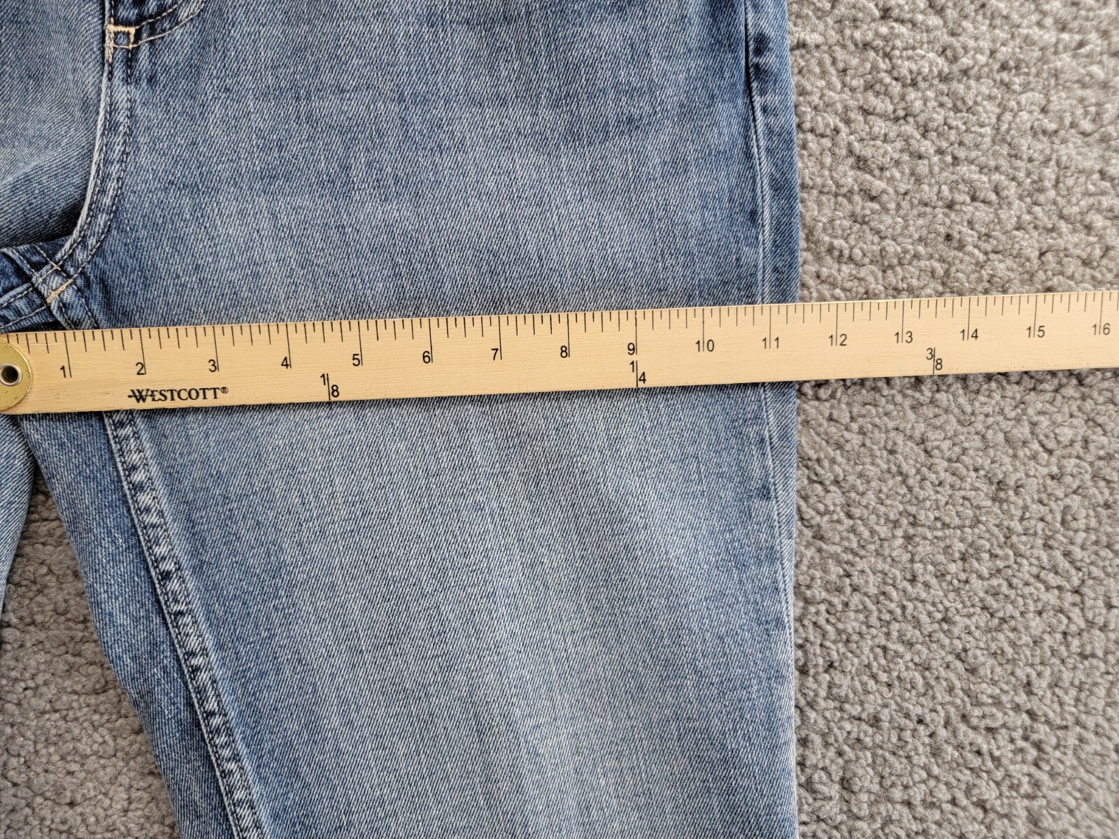 L'AGENCE Milana Mid Rise Straight Jeans Women's 27 Granada Button Zip Closure - Picture 6 of 18