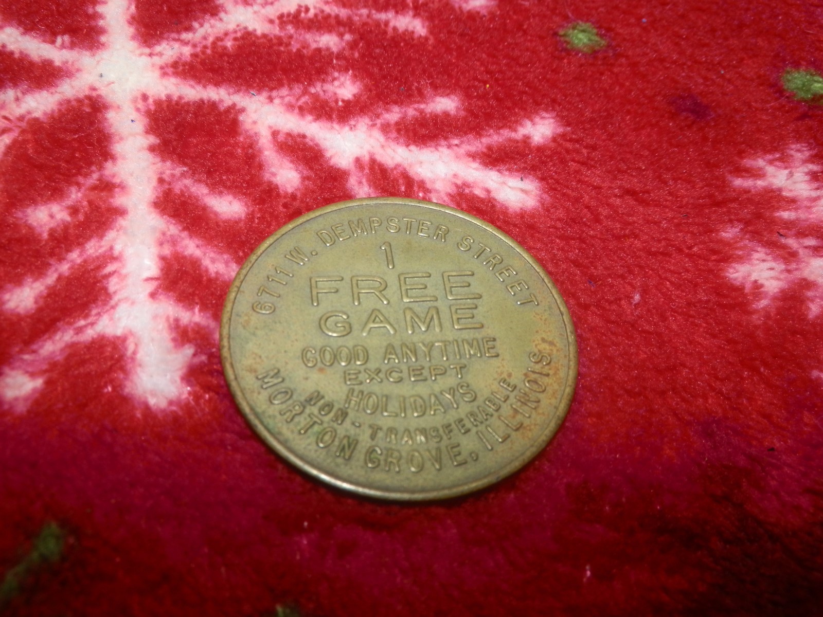 Vintage PAR KING SKILL GOLF Brass Token-Norton Grove, Il-Nice Shape!