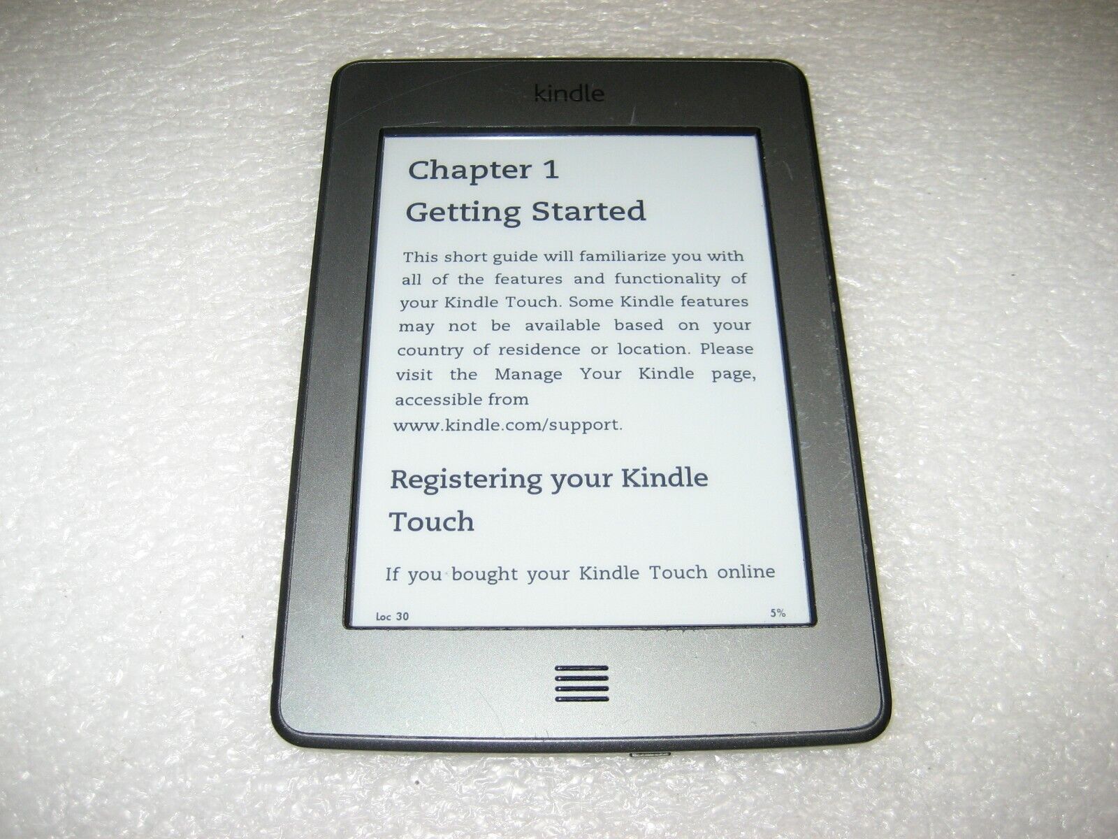 Amazon Kindle Touch 4th Generation, Wi-Fi, 4GB, 6 Amazon Kindle Touch 4th Generation, Wi-Fi, 4GB, 6
