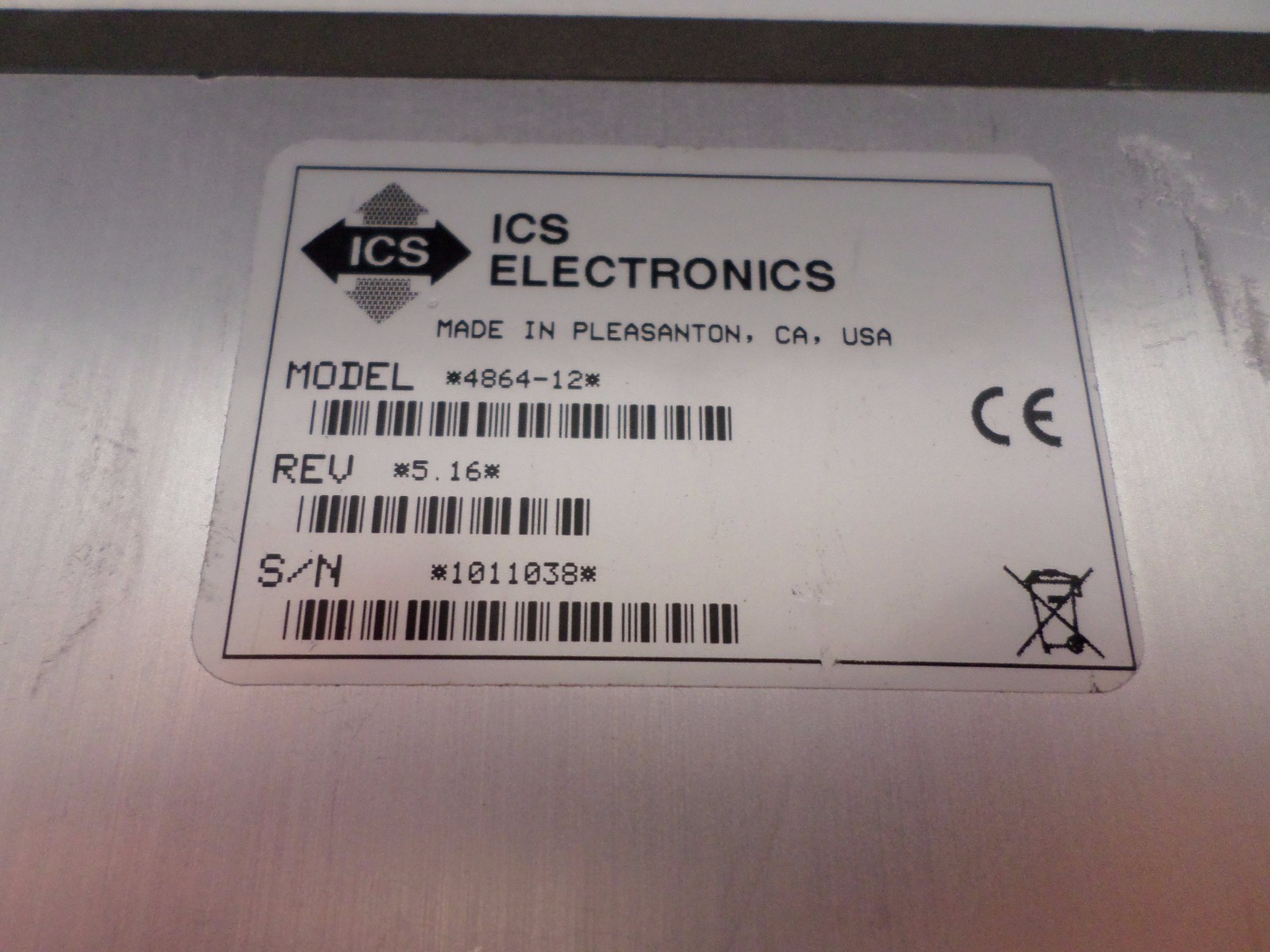 ICS Electronics 4864 GPIB to 16 Heavy Duty Relay Contacts Interface IEEE-488.2
