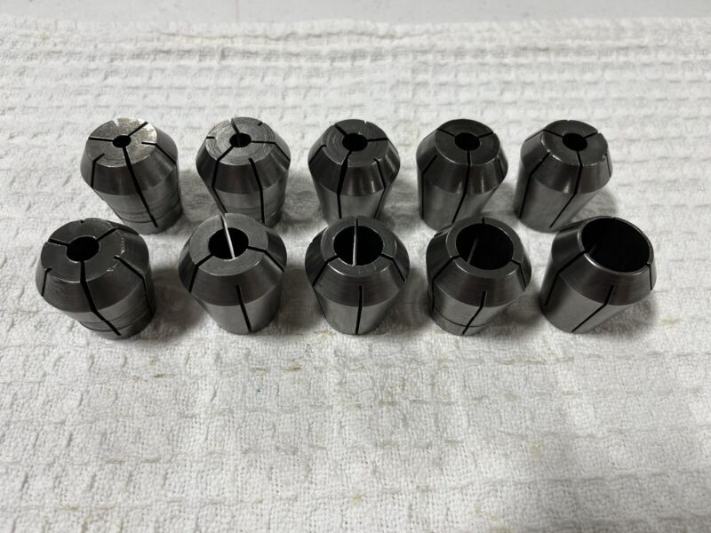 Onsrud Double Taper Collets Chicago 1/4 5/16 3/8 1/2 5/8 3/4 7/8 Tool Holder