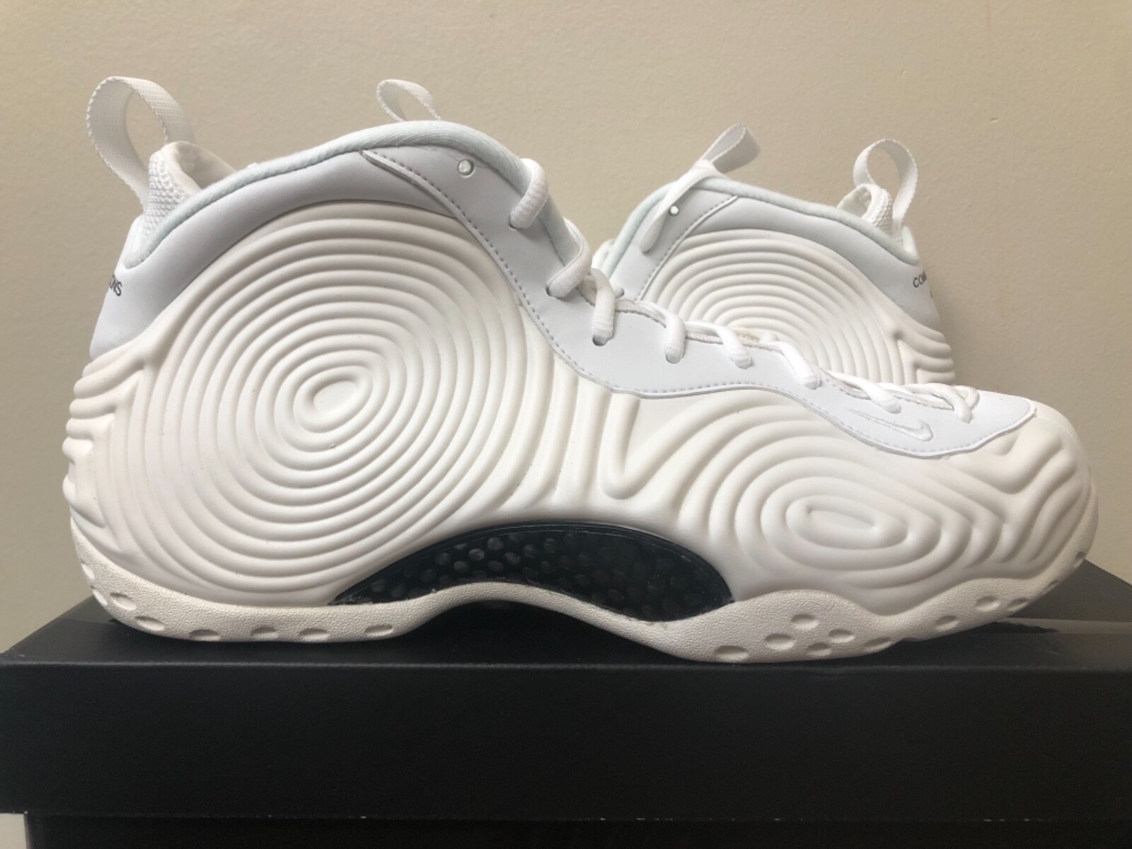 comme des garcons foamposite white