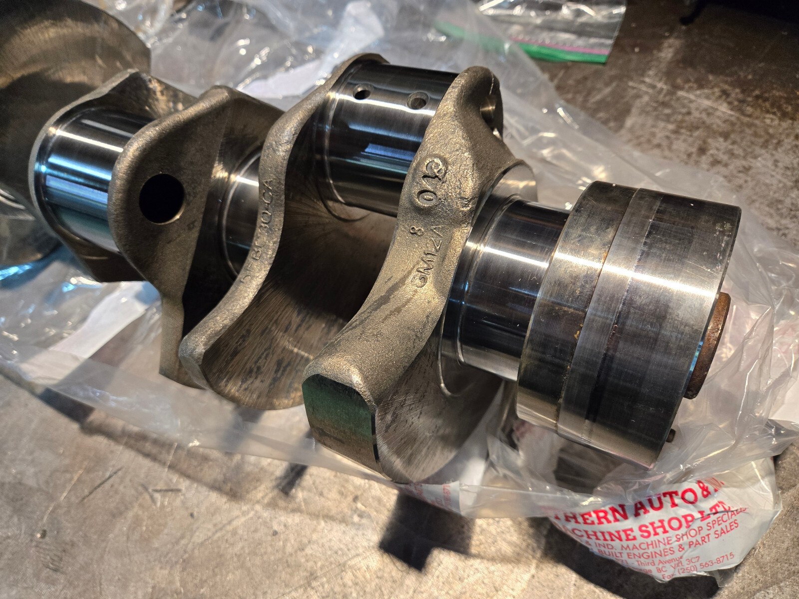 2011-2015 Ford 6.7 Powerstroke Diesel Crankshaft SONOFLUXED POLISHED STANDARD - Picture 4 of 12