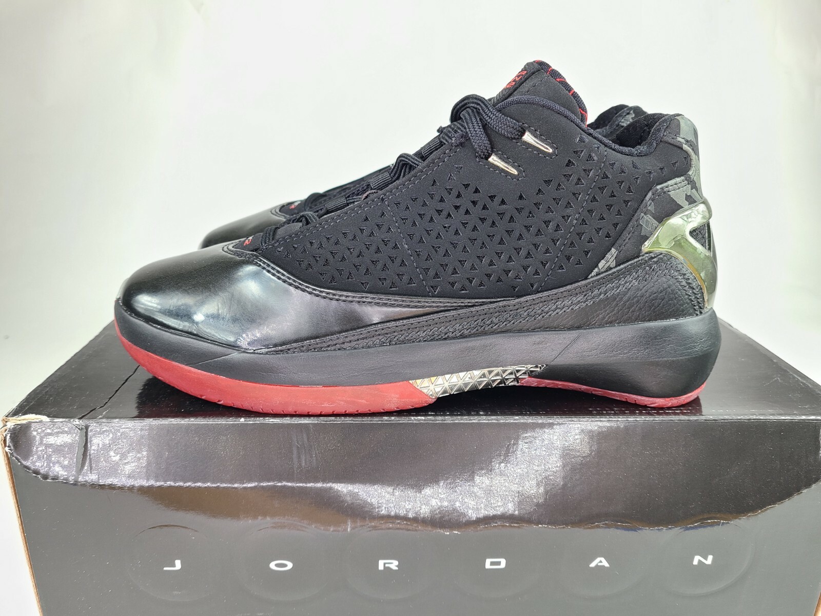 靴 NIKE AIR JORDAN Xl RETRO BRED Jordan Air Jordan XX2 22 58 GS Youth BRED Black Varsity Red