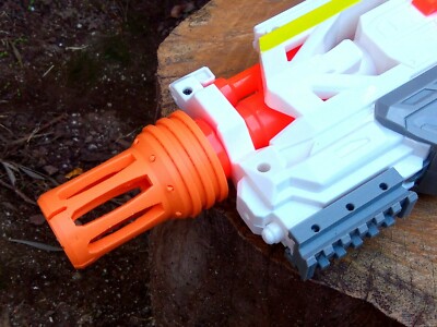 Blasters3D Flame Suppressor Muzzle (PE+) for Nerf N-Strike Modulus - Barrel Mod