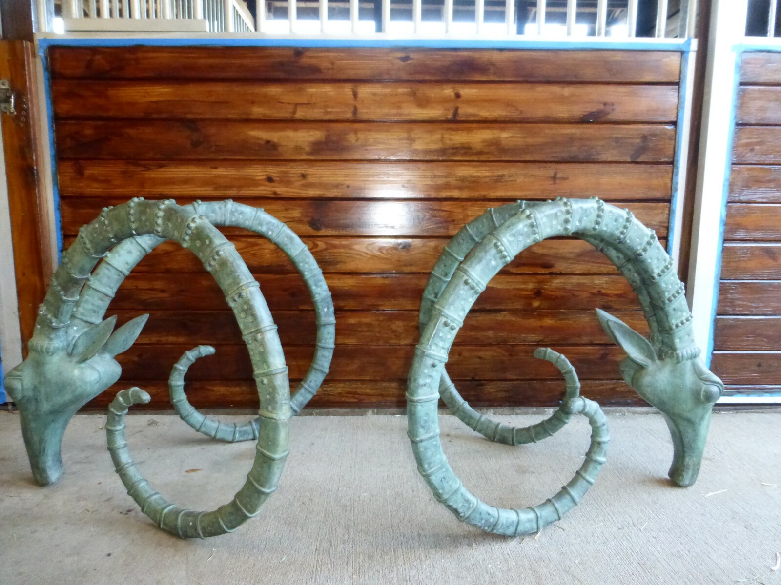 ALAIN CHERVET 希少 ヴィンテージ ラムヘッド ガラステーブル