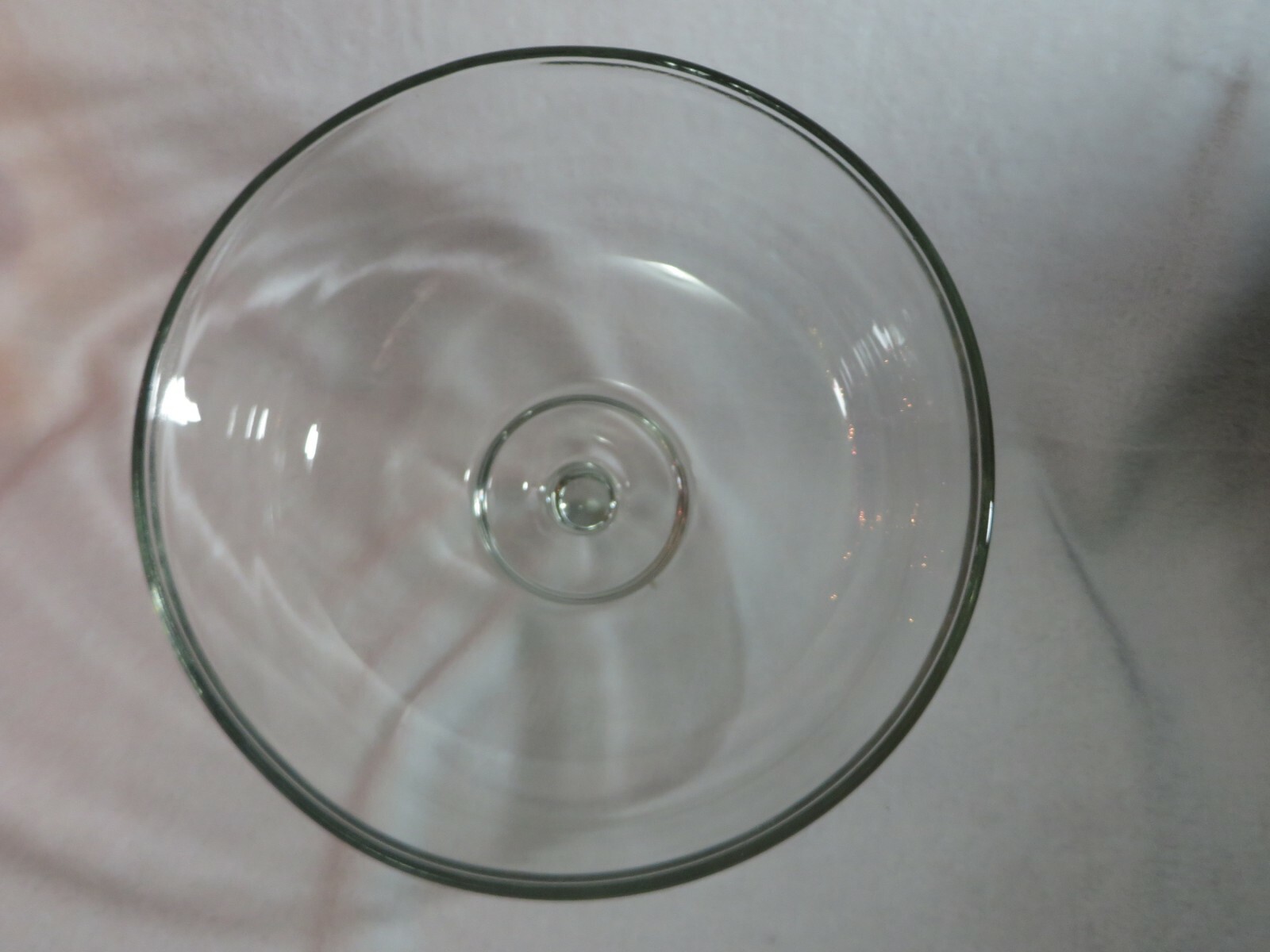 VINTAGE PRESSED GLASS PEDESTAL CAKE STAND WITH DOME COVER