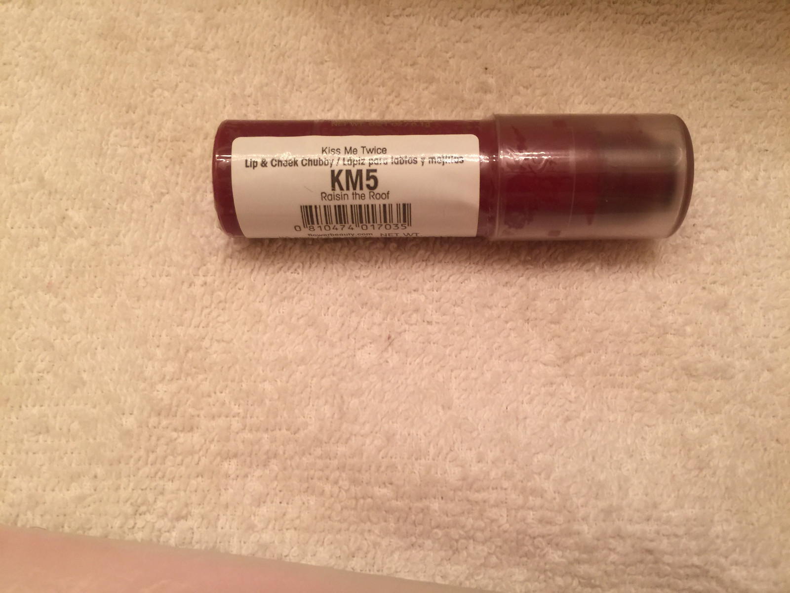 Flower Kiss Me Twice Lip & Cheek Chubby, Apricot a lot KM1 & Raison The Roof KM5