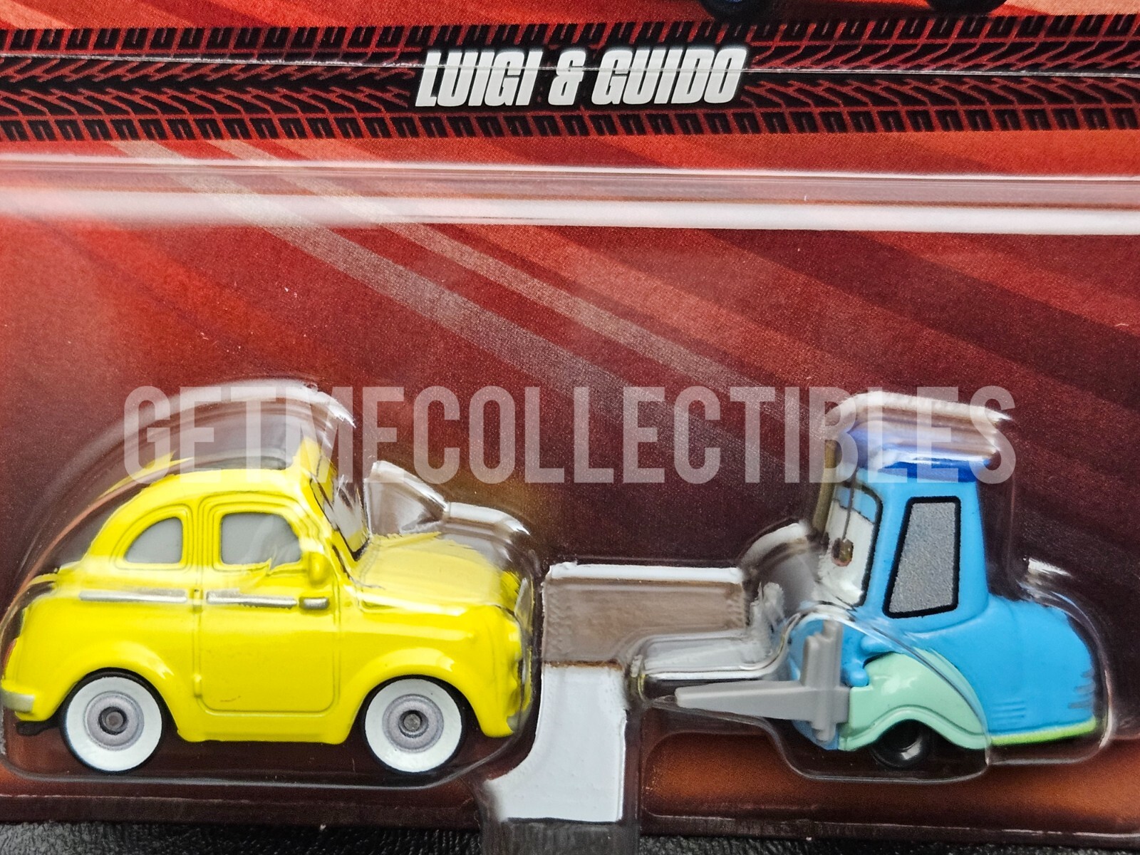 Disney Pixar Cars ルイージ & グイード ミニカーセット Disney Pixar Cars Luigi & Guido Diecast Toy New Free