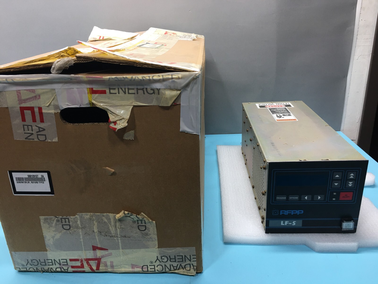 AE ADVANCED ENERGY 3150012-009 RFPP LF-5 RF GENERATOR, 208, 117804