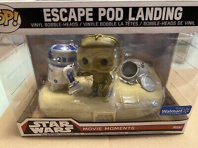 Star Wars Movie Moment Escape Pod Landing. R2D2 +C3PO. A New Hope Funko Pop!