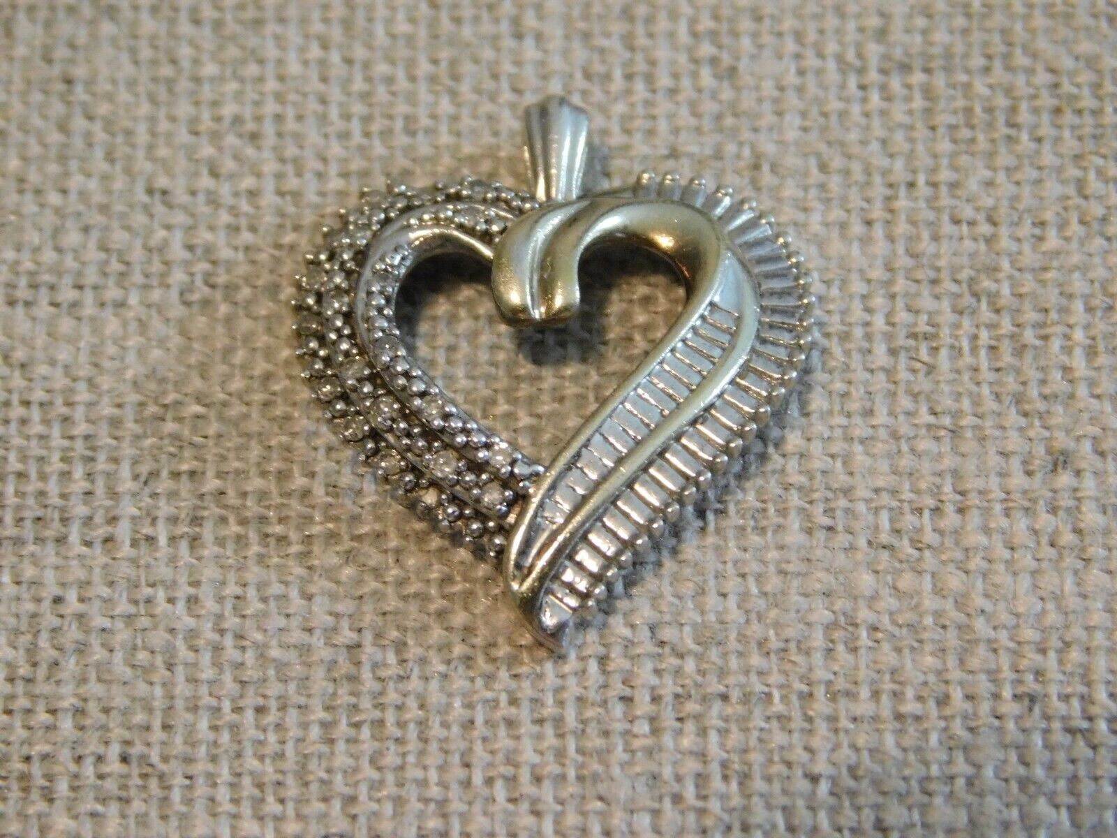 Sterling Silver Signed RL 925 IN CZ Pendant Sterling Silver Signed RL 925 IN CZ Pendant