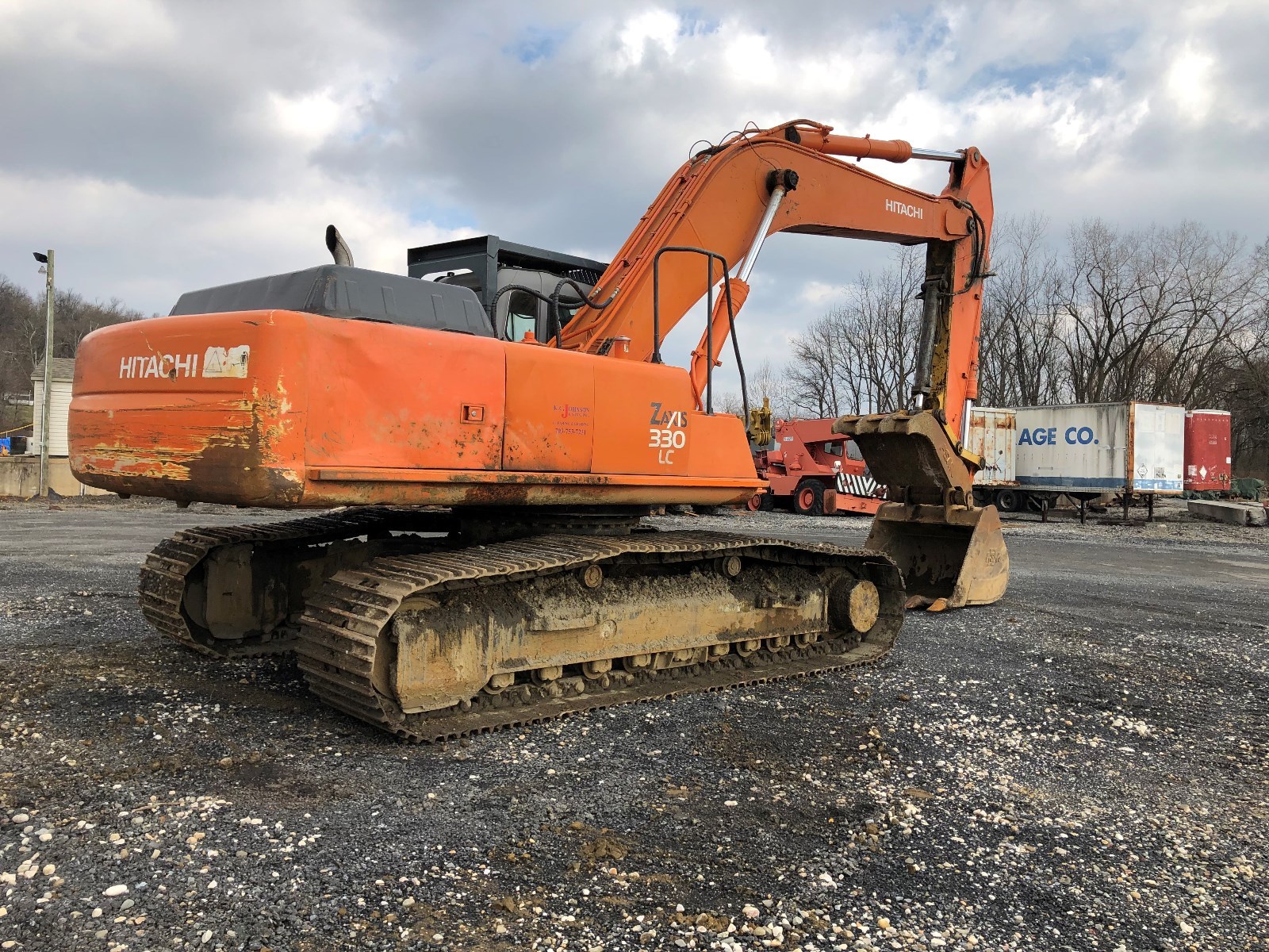 HITACHI ZX 330LC 8024 HRS CAB A/C HEAT