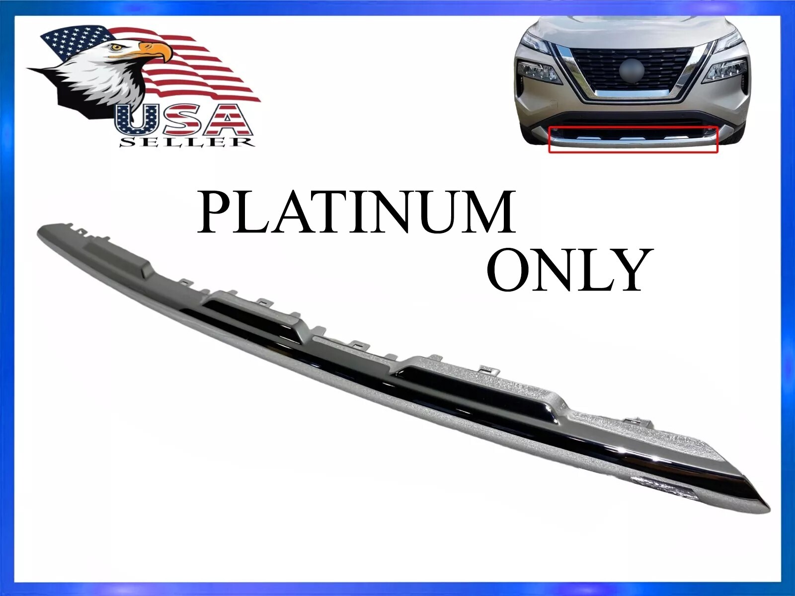 For 2021-2023 Nissan Rogue Platinum Front Bumper Lower