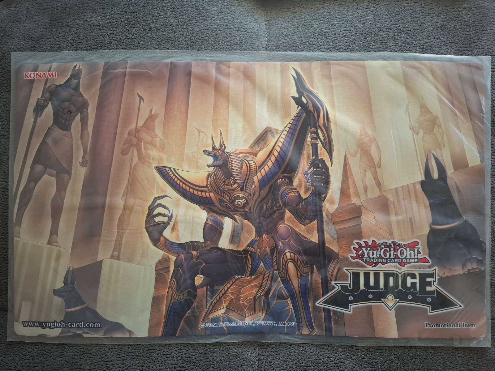 遊戯王 プレイマット ジャッジメント・オブ・アヌビス JUDGE 未開封 遊戯王 プレイマット ジャッジメント・オブ・アヌビス JUDGE 未