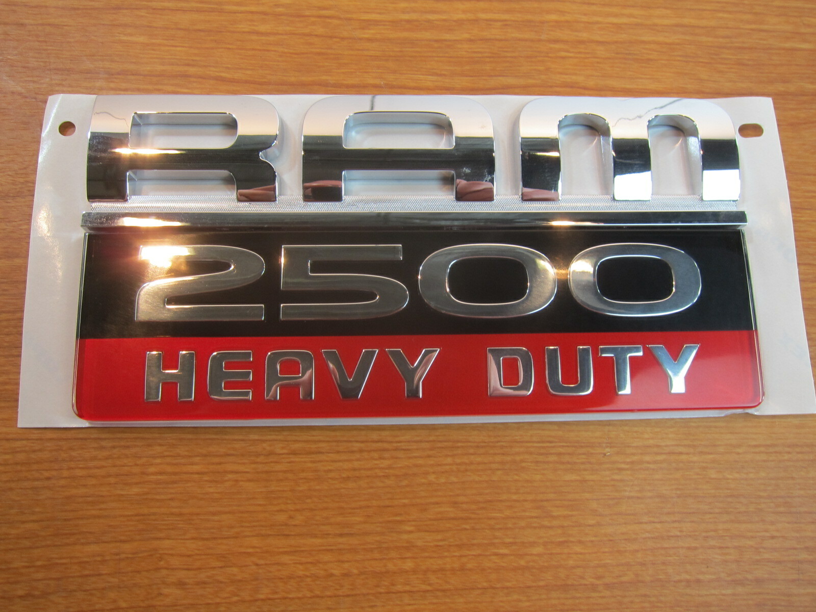 20072012 Dodge Ram 2500 Right Or Left Red Black & Chrome Door Emblem