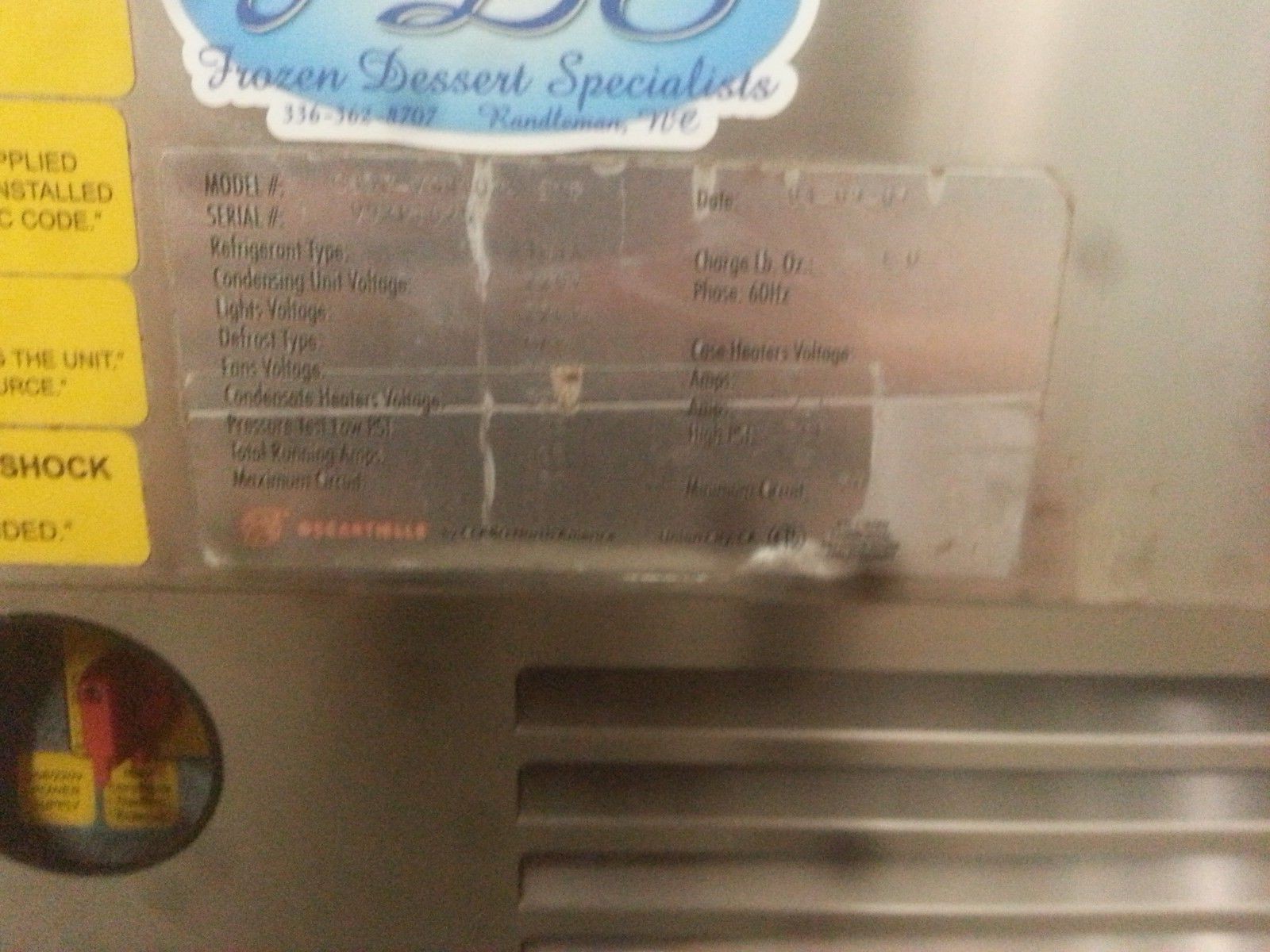 Oscartielle C33F-Ventura 9XP 18 Pan Ice Cream Gelato Display Case