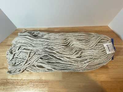 New Boardwalk BWK732C 32 Oz. Cotton Lie Flat Wet Mop Head Made in USA