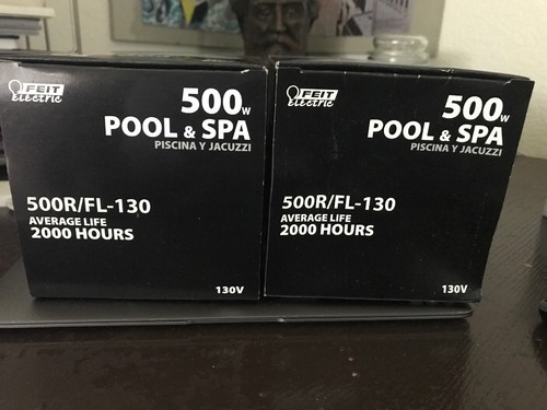 Pool and Spa Light Bulbs Feit Electric FL-130 500W 500R/FL-130 - PAIR