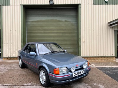 (D) 1987 Ford Escort XR3i 1.6i 2dr Grey Classic Converitble 5F/Keepers Clean