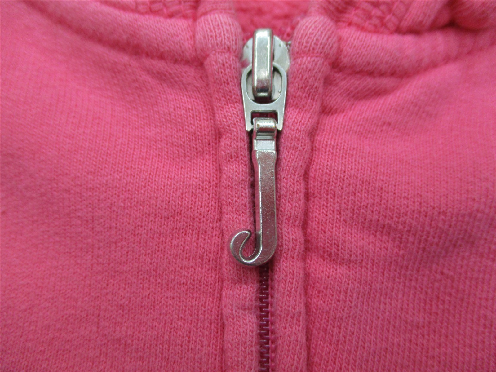 JUICY COUTURE K3071 Youth Girl's Size M Full Zip Cotton Bling Pink Track Hoodie