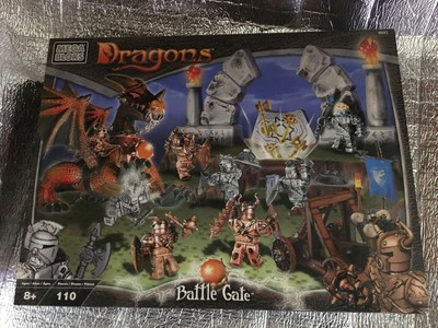 Mega Bloks Dragons #9881 Battle Gate Complete