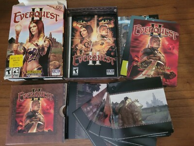 Everquest II PC Game 13 Expansions Complete w/8 Discs 