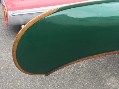 1962 Old Town War Canoe 25' shipped Albemarle NC. Wood Canvas Wooden