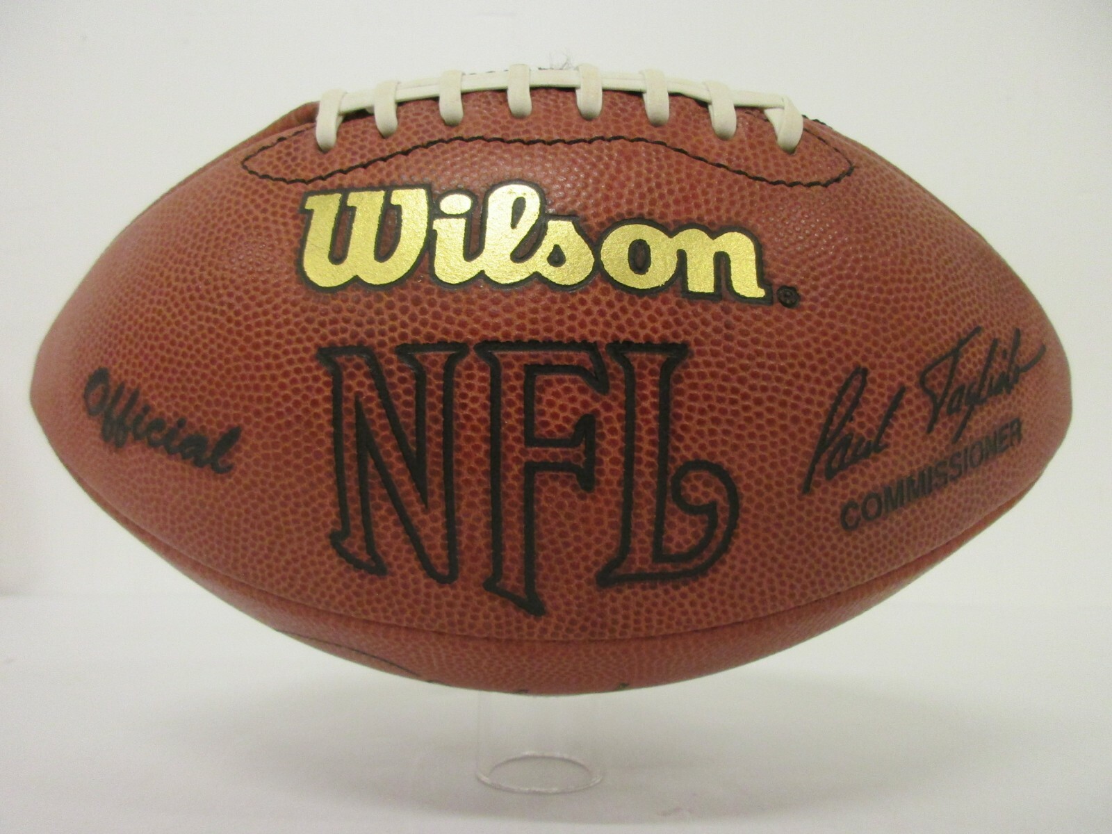 Eric Turner Cleveland Browns signed Autographed Wilson NFL Football CAS COA