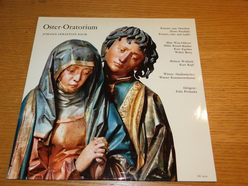Lp Bach Oster-Oratorium Osborn RÃ¶Ssel Majdan Equiluz Berry Rapf Wobisch Prohaska
