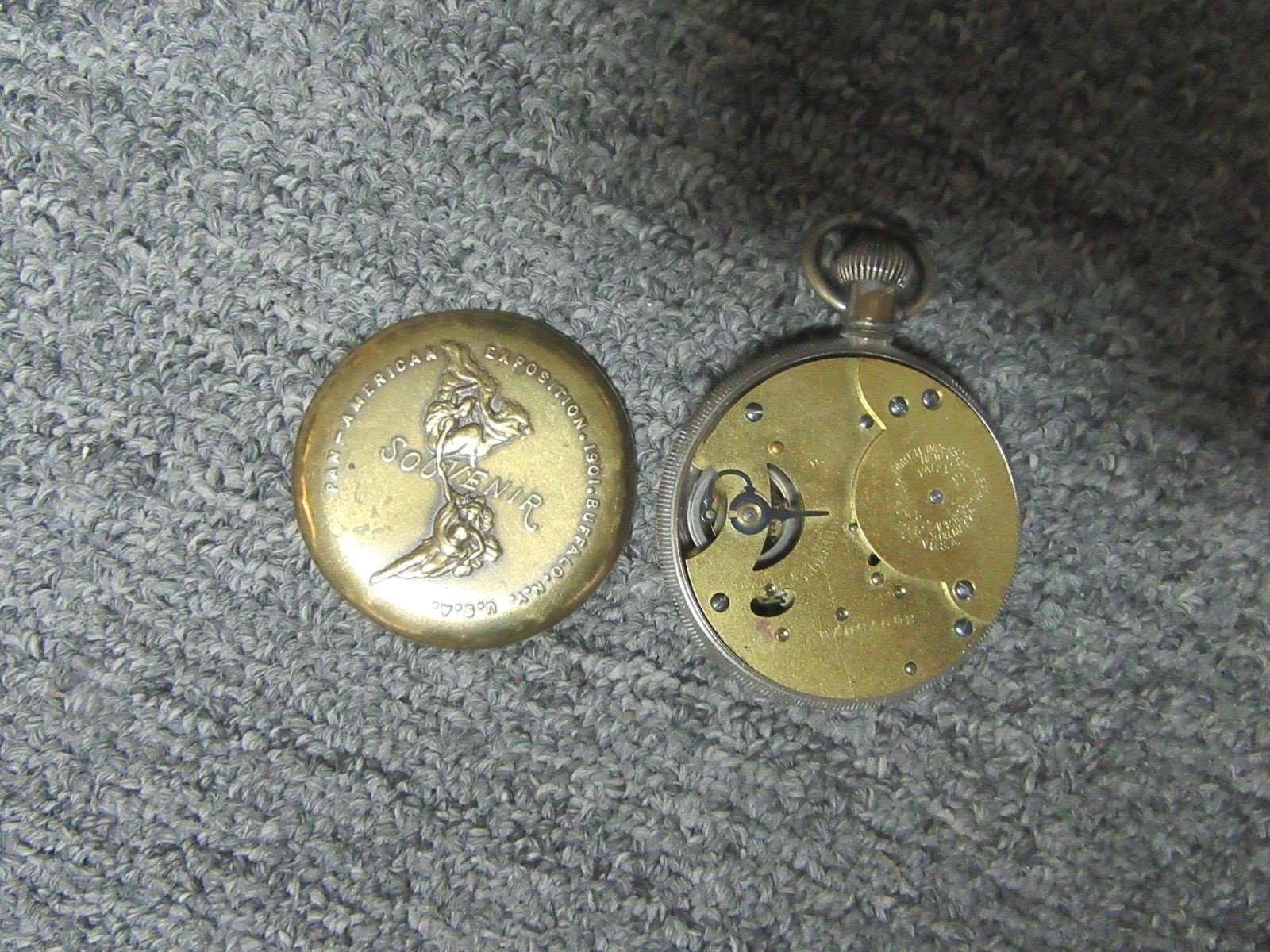 Pan-American Exposition Pocket Watch Buffalo NY - 1901