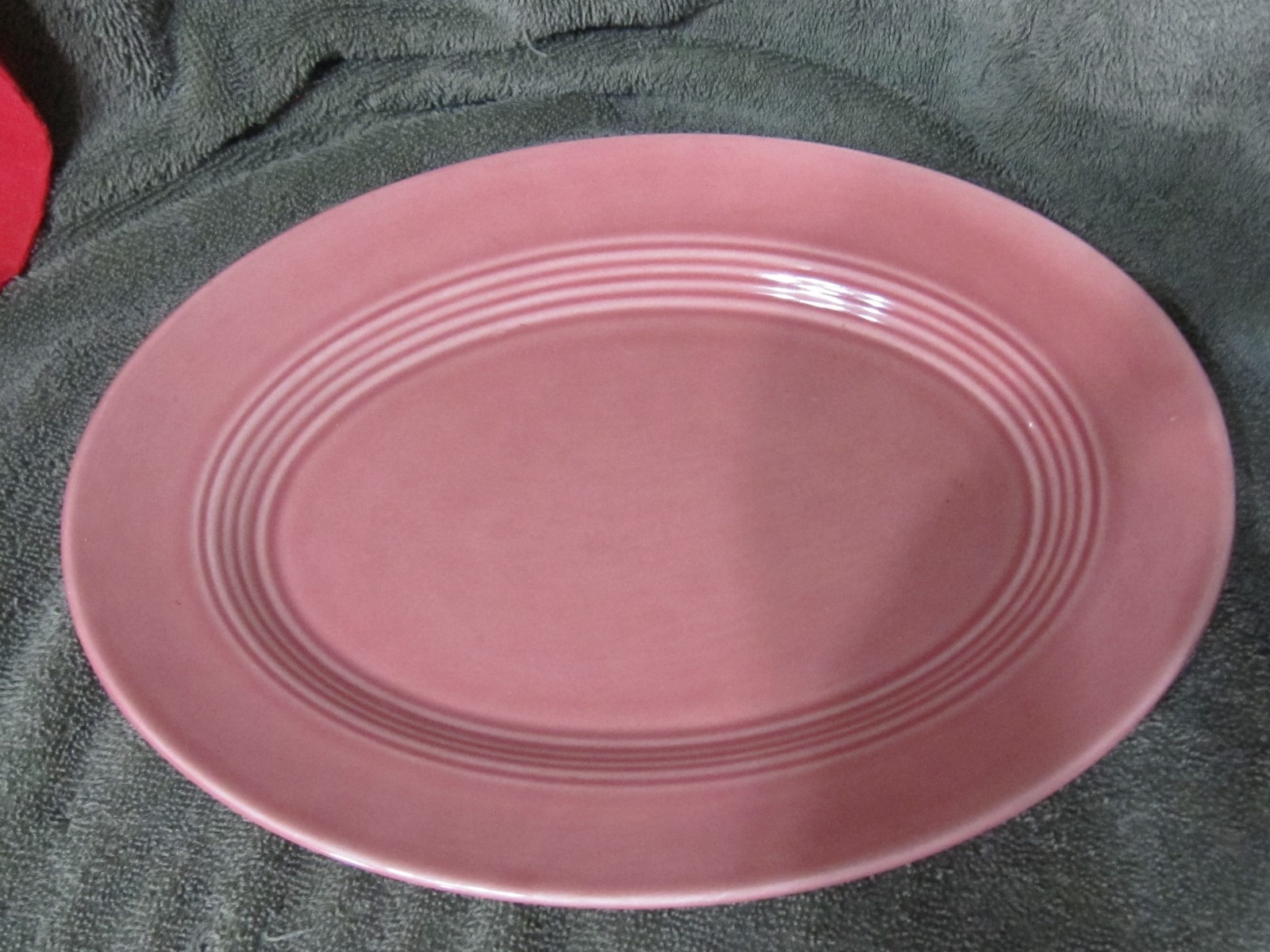 Vintage Homer Laughlin Fiesta Harlequin Rose Pink 11-1/4