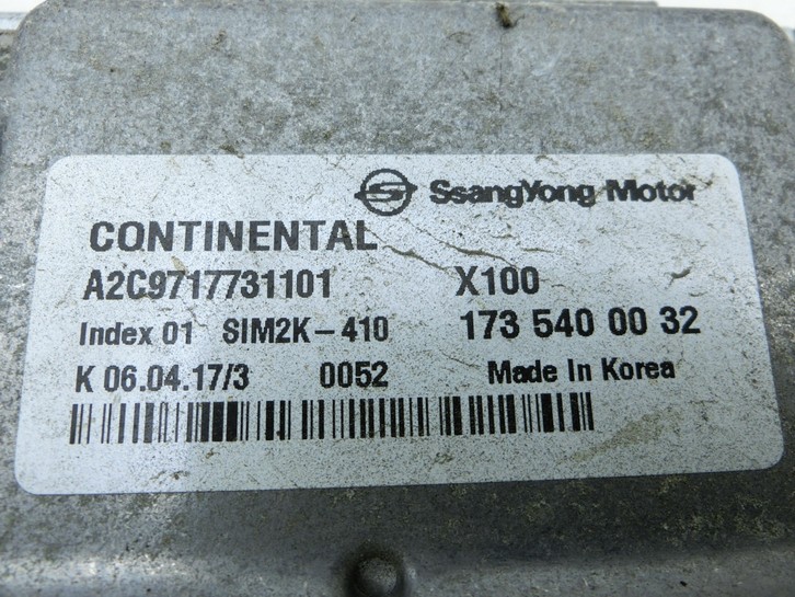 Ssangyong Tivoli 2WD 15-19 1,6 94KW Steuergerät ECU für Motor Motorsteuergerät Ssangyong Tivoli 2WD 15-19... Vorschau 2